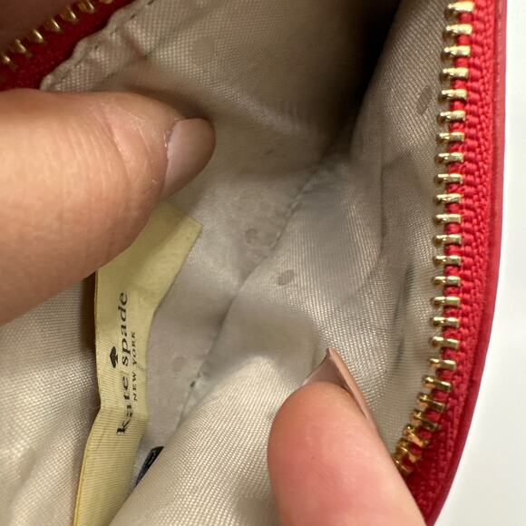 KATE SPADE New York Mikey Heirloom Red Dot Bifold Wallet - Picture 5 of 6